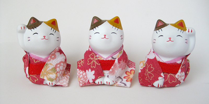 Japanese creative cartoon cat shape decoration decoration Home Furnishing animal ornaments5