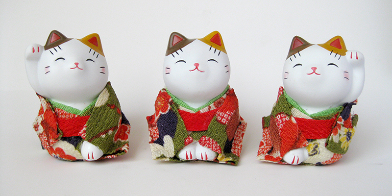 Japanese creative cartoon cat shape decoration decoration Home Furnishing animal ornaments6