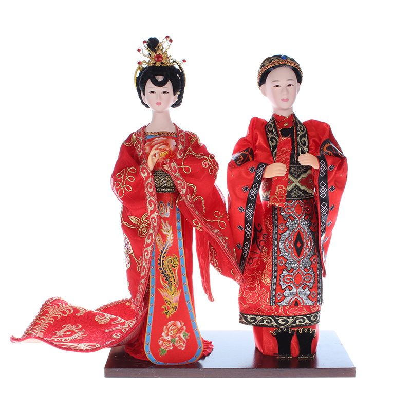 Classical Chinese bride and Groom Wedding Dolls furnishings decoration decoration decoration Home Furnishing characters1