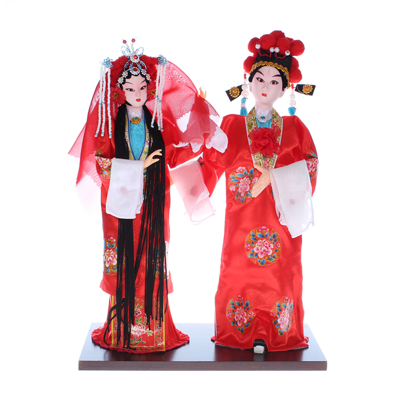 Classical Chinese bride and Groom Wedding Dolls furnishings decoration decoration decoration Home Furnishing characters3