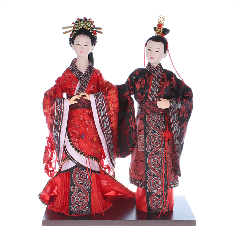 Classical Chinese bride and Groom Wedding Dolls furnishings decoration decoration decoration Home Furnishing characters4