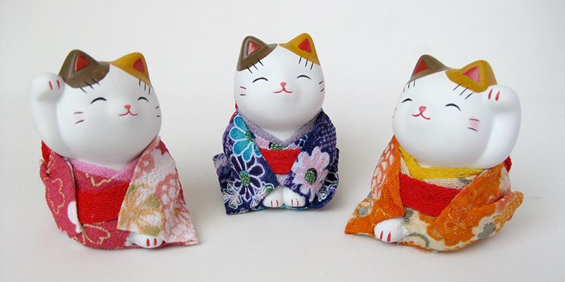 Japanese creative cartoon cat shape decoration decoration Home Furnishing animal ornaments2