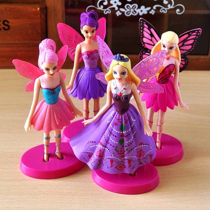 The value of 4 full set of Princess Bobbi wonderful flower fairy doll toys1