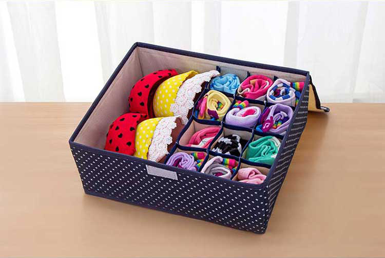 Oxford cloth underwear, double one, covered bra stocking underpants collection and finishing box6
