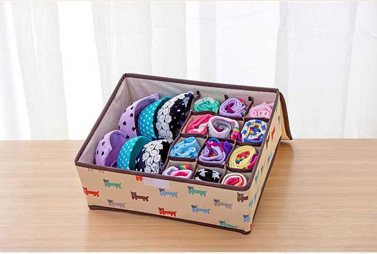 Oxford cloth underwear, double one, covered bra stocking underpants collection and finishing box7