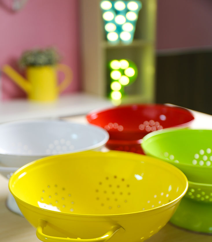 Carrier candy colored fruit bowl bowl of fruit and vegetable and egg drain drain basket basket kitchen small storage basket set1