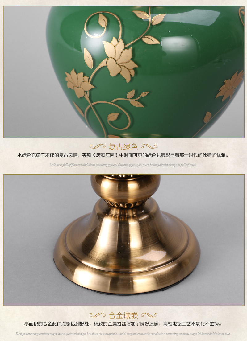 Chinese Retro Green Wood Carved golden Candlestick ornaments decoration K15-05032B Home Furnishing trumpet6