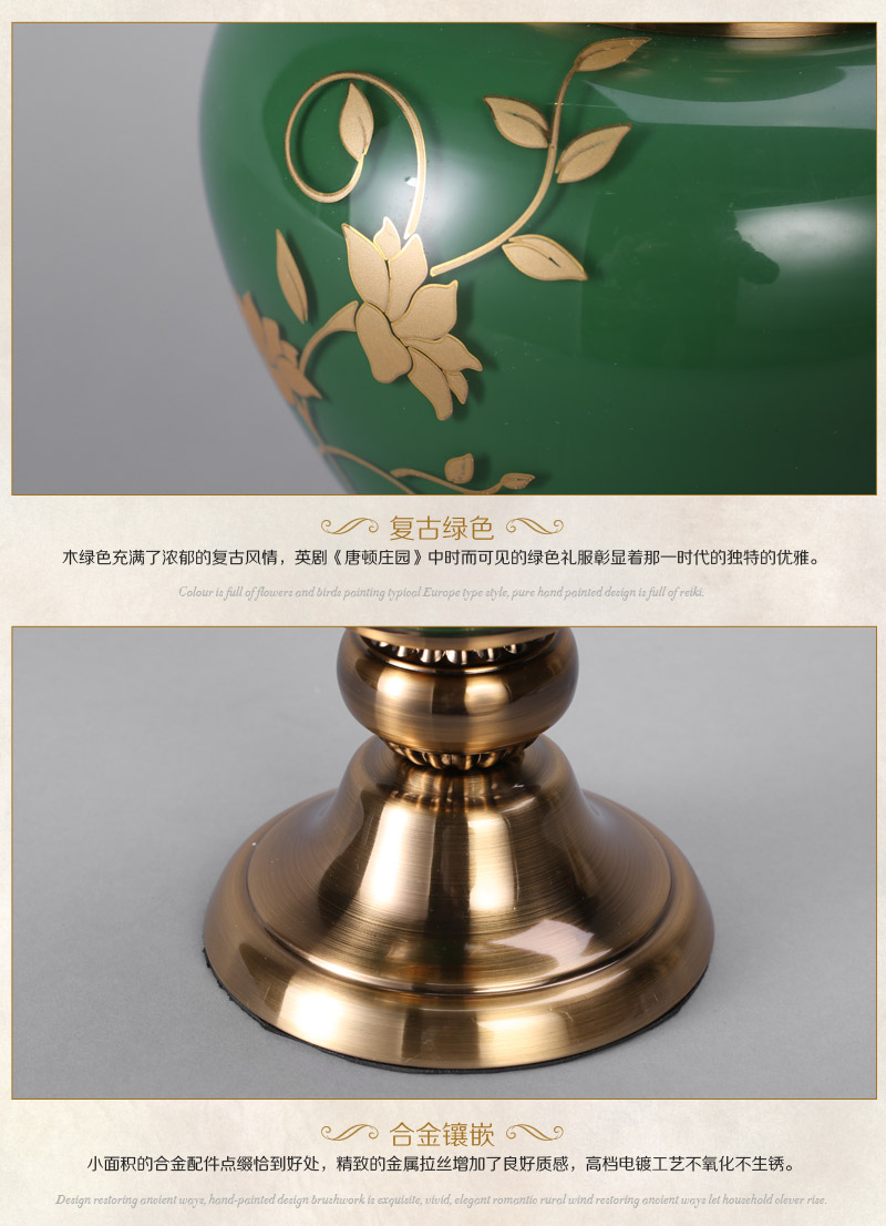 Chinese Retro Green Wood Carved golden Candlestick ornaments decoration K15-05032A Home Furnishing trumpet6