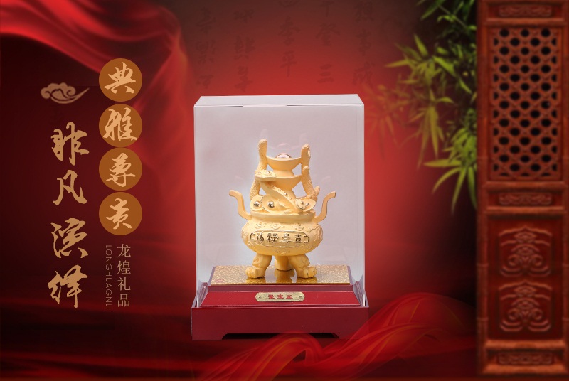 Chinese Feng Shui alluvial gold craft ornaments golden cornucopia of large / medium / small Jinshe decoration insurance Home Furnishing feng shui ornaments J004 opener1