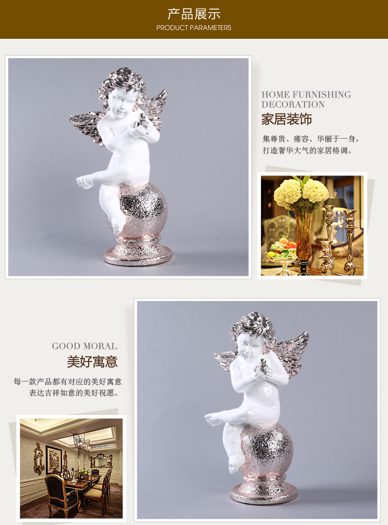 European high-grade decoration decoration gifts Home Furnishing Angel dove TSGZ4