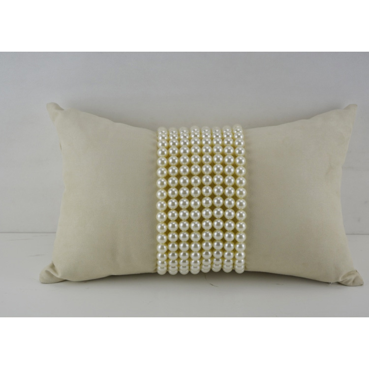 Yue Mercure palace retro new classical imitation pearl model room Home Furnishing hotel sofa pillow waist pillow cushion5