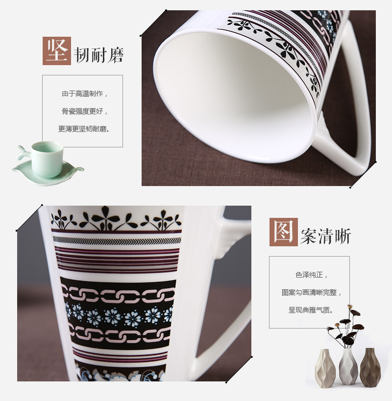 A more expensive Feng V Cup - the legendary high-grade bone china cups (can be customized) DY815
