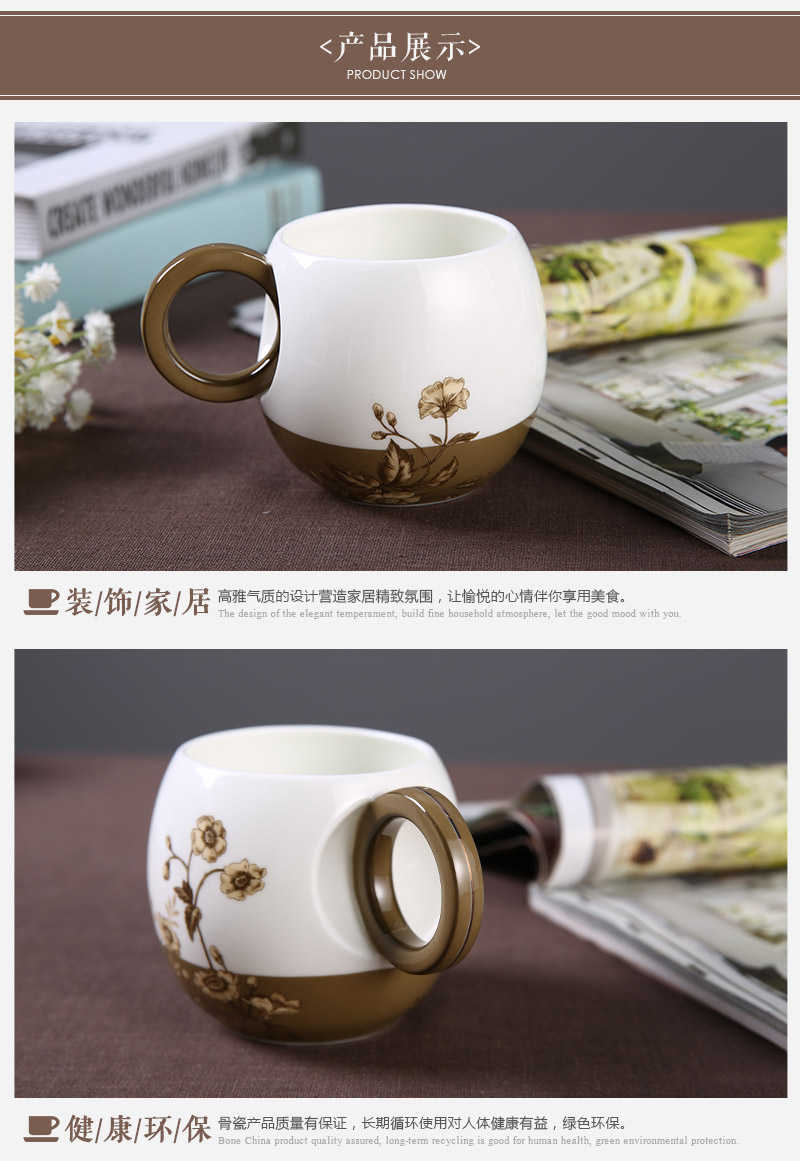 Princess milk cup - the glory days of high-grade bone china cups DY313