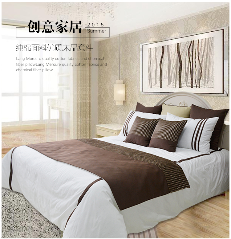 Yue Mei Ju modern apartment 10 sets of model rooms fitted simple foundation bed soft outfit model room suite1