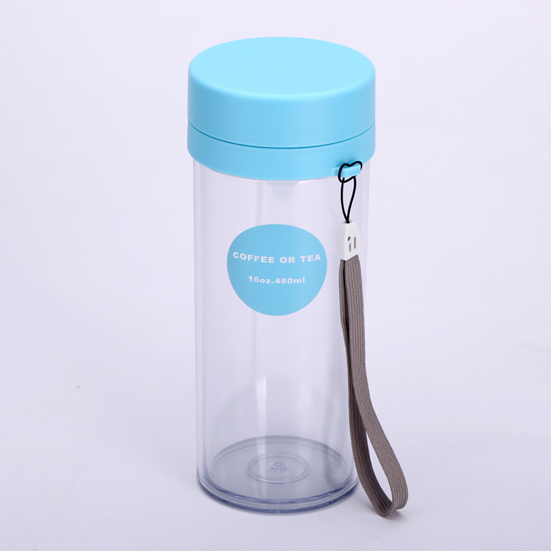 Simple and convenient sports cup carry cup carry cup AS material water cup creative sports cup 60593