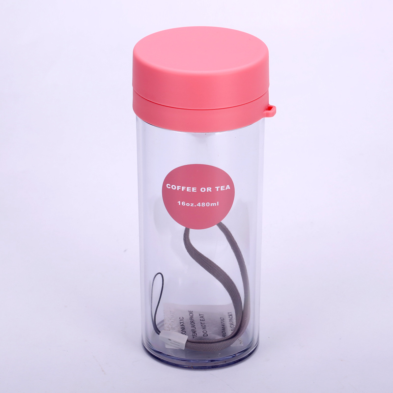 Simple and convenient sports cup carry cup carry cup AS material water cup creative sports cup 60595