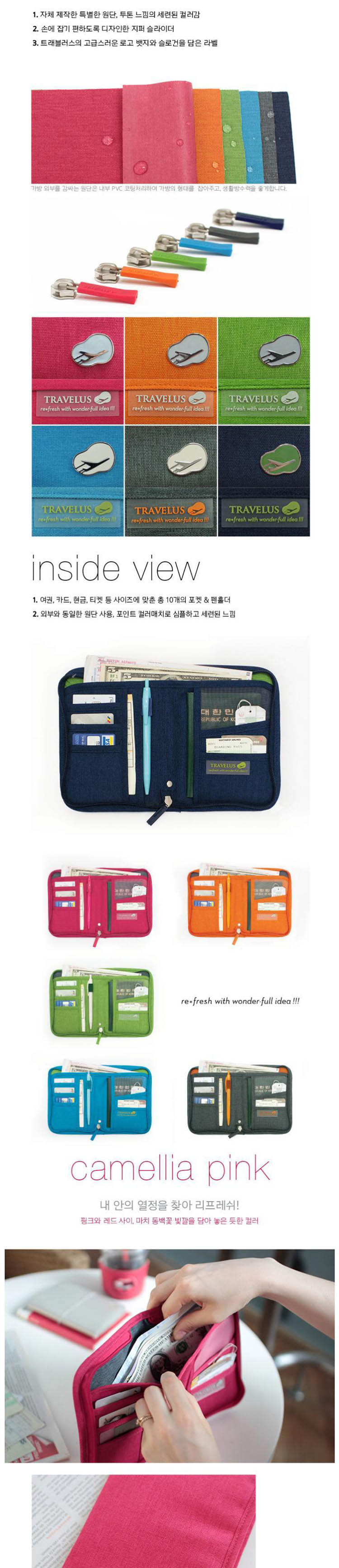 Short passport, Korean, Korean, multi-functional, bag, passport, passport, document bag, travel, collection bag, bag and bag6