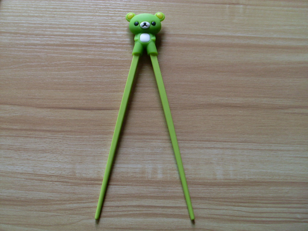 Children's cartoon learning environmental glue chopsticks, style contact business3