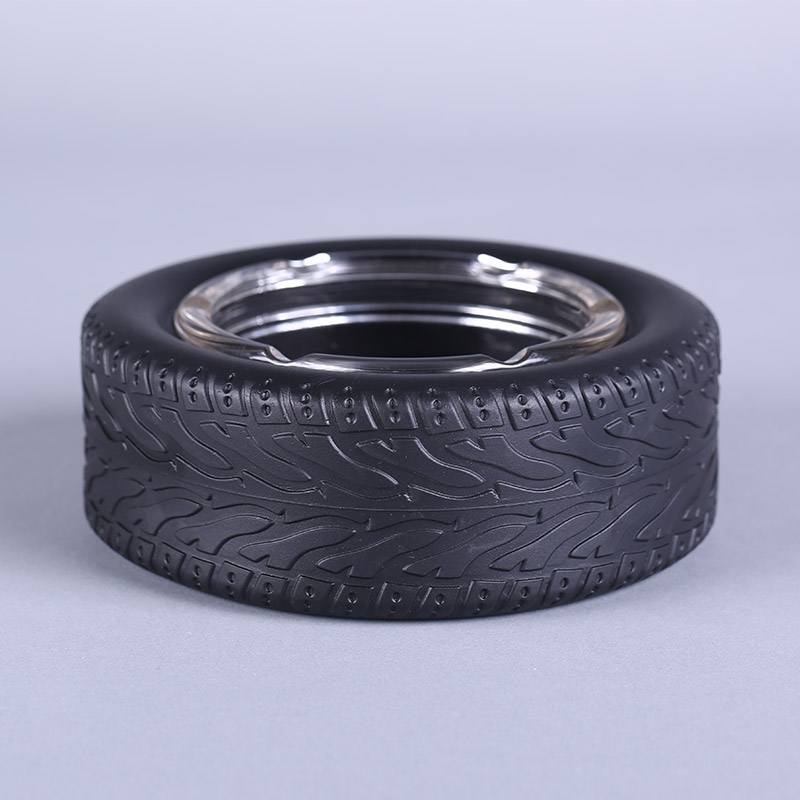 4575 tires ashtray fashion plastic and glass creative ashtray2