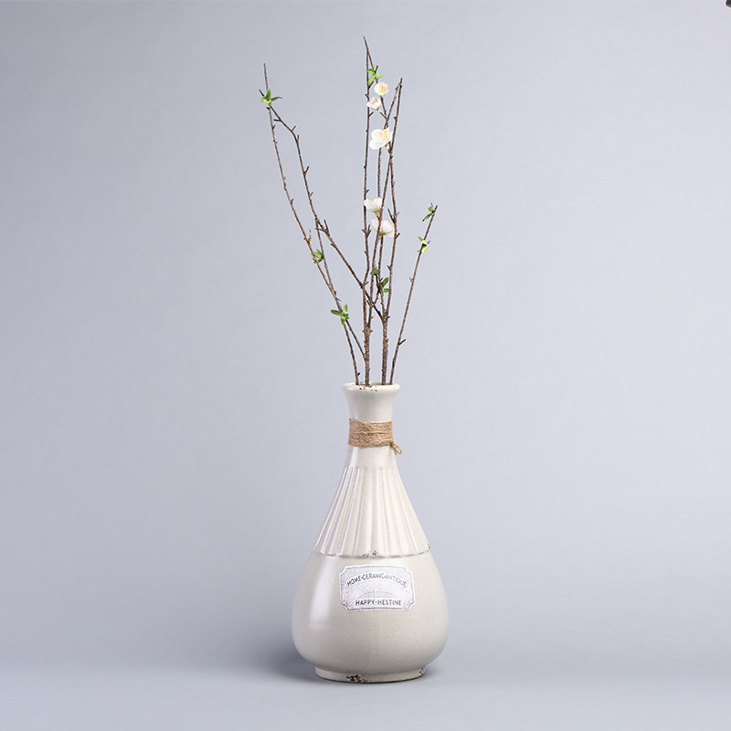 The Chinese do old effect water bottle ceramic floral arrangement floral flower vase YSD597-B56 retro Zen tea table1