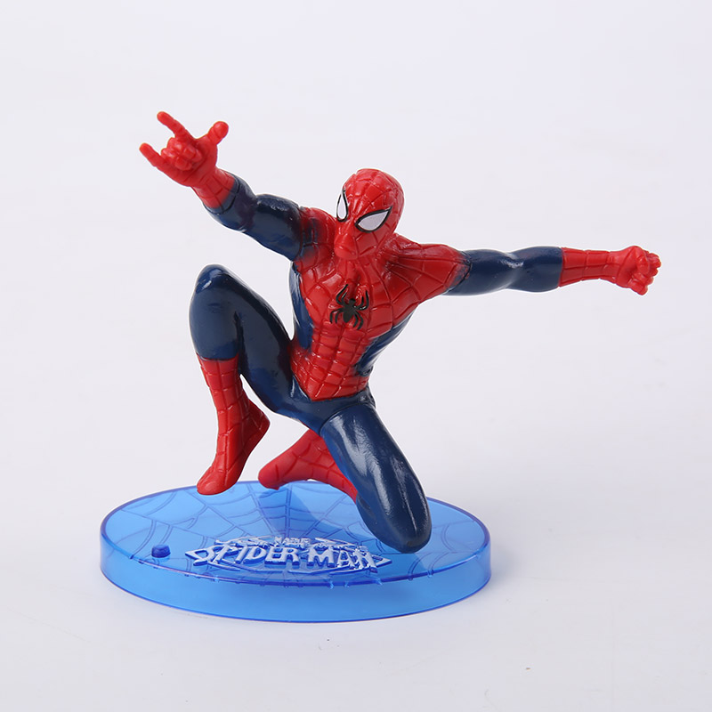 Spider man seven piece set doll modeling model O85