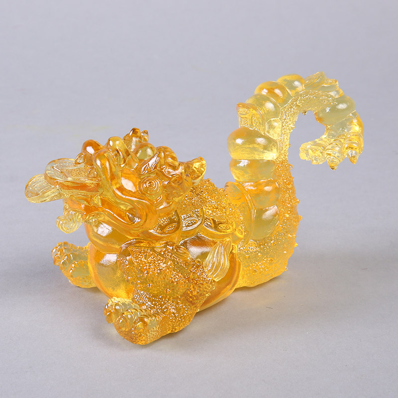 The high-grade tea pet toad ornaments gifts office decoration glass Home Furnishing LKL51