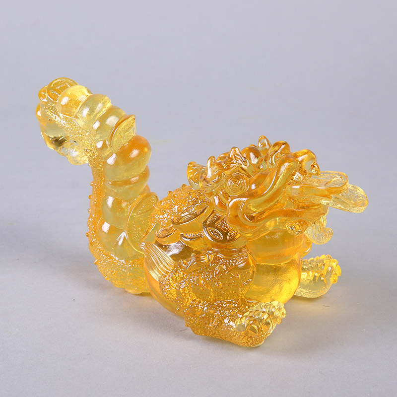 The high-grade tea pet toad ornaments gifts office decoration glass Home Furnishing LKL52