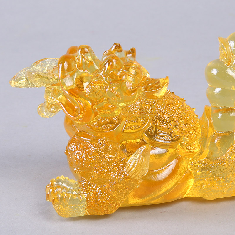 The high-grade tea pet toad ornaments gifts office decoration glass Home Furnishing LKL55