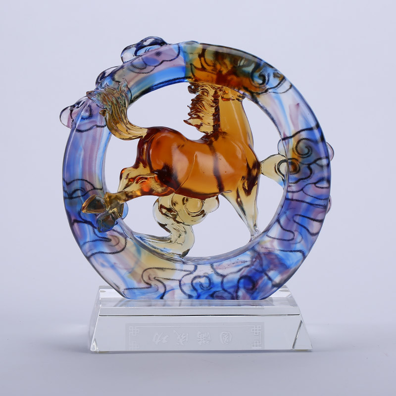 The success of high-grade glazed horse ornaments gifts office decoration Home Furnishing LKL91