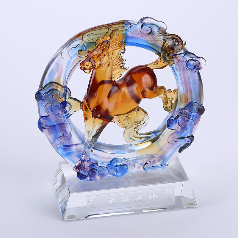 The success of high-grade glazed horse ornaments gifts office decoration Home Furnishing LKL93