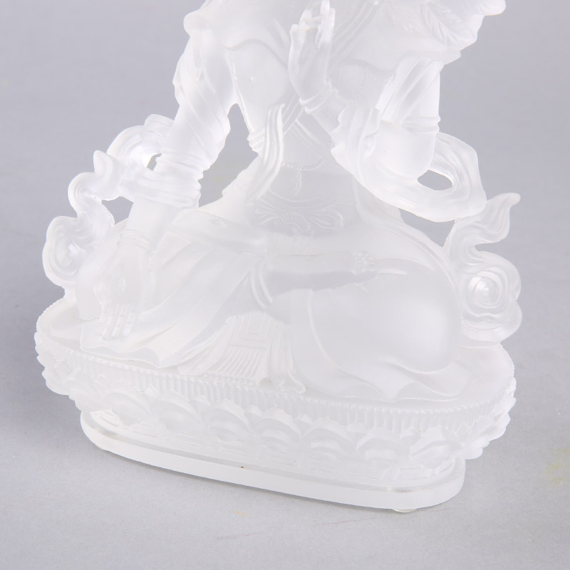 High-grade White Tara glass ornaments gifts office decoration Home Furnishing Buddhist LKL205