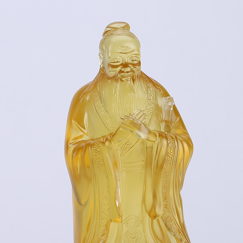 Confucius glass ornaments gifts like high-grade office decoration Home Furnishing LKL85