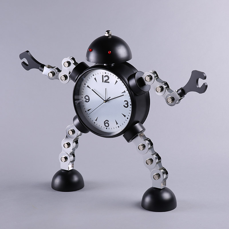 Clock clock clock Home Furnishing robot creative personality decorative clocks 27802