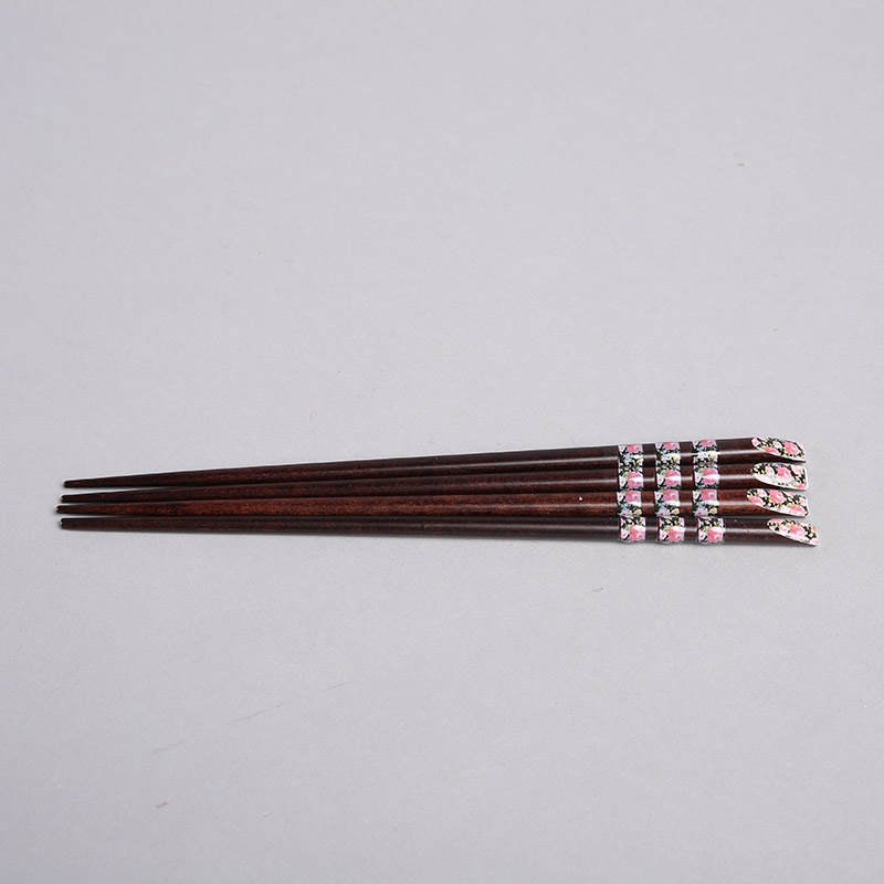 Top grade wood chopsticks with nail chopsticks 2 pairs of natural health and high grade gift FT134