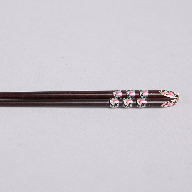 Top grade wood chopsticks with nail chopsticks 2 pairs of natural health and high grade gift FT135