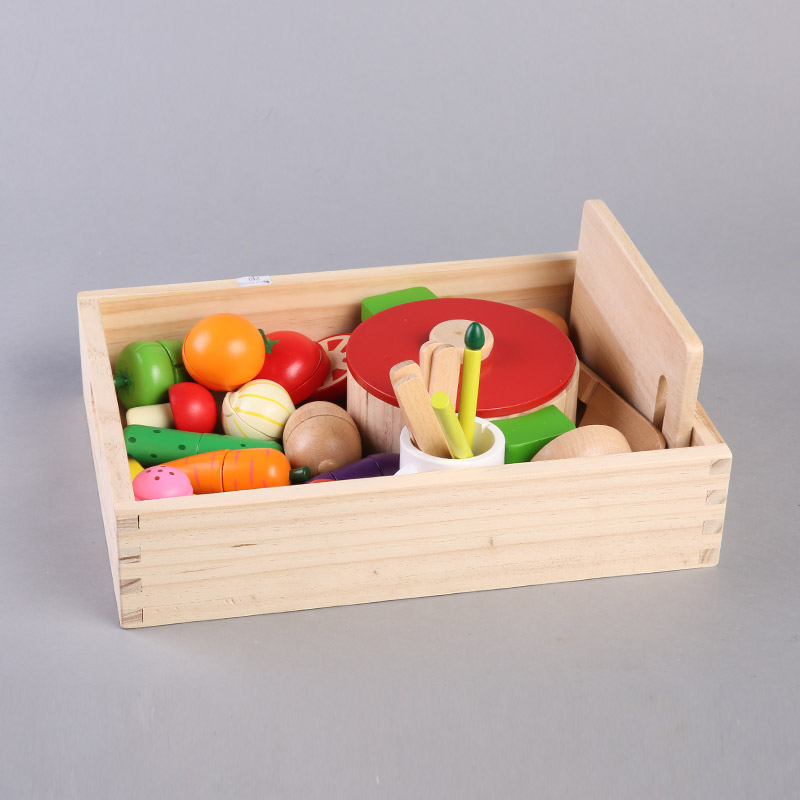 Children's wooden toys wooden wooden large fruits and vegetables as Le house kitchen toy 2H9107031