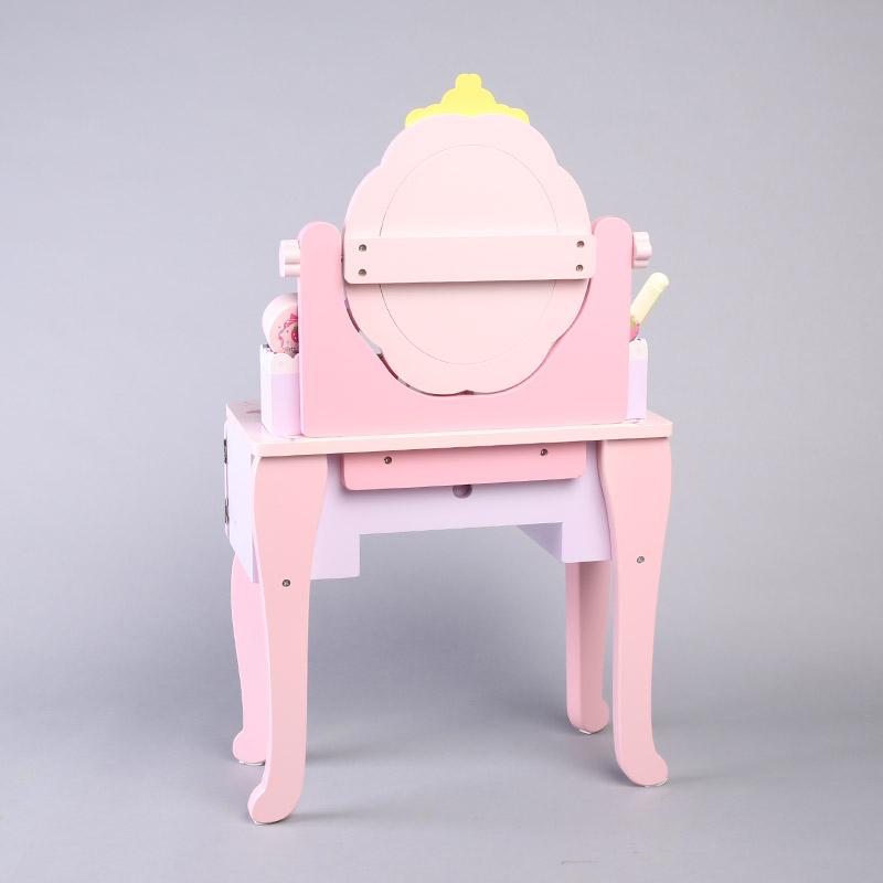 The girl child dresser dresser wooden toy house simulation Princess Baby Gift HZT3