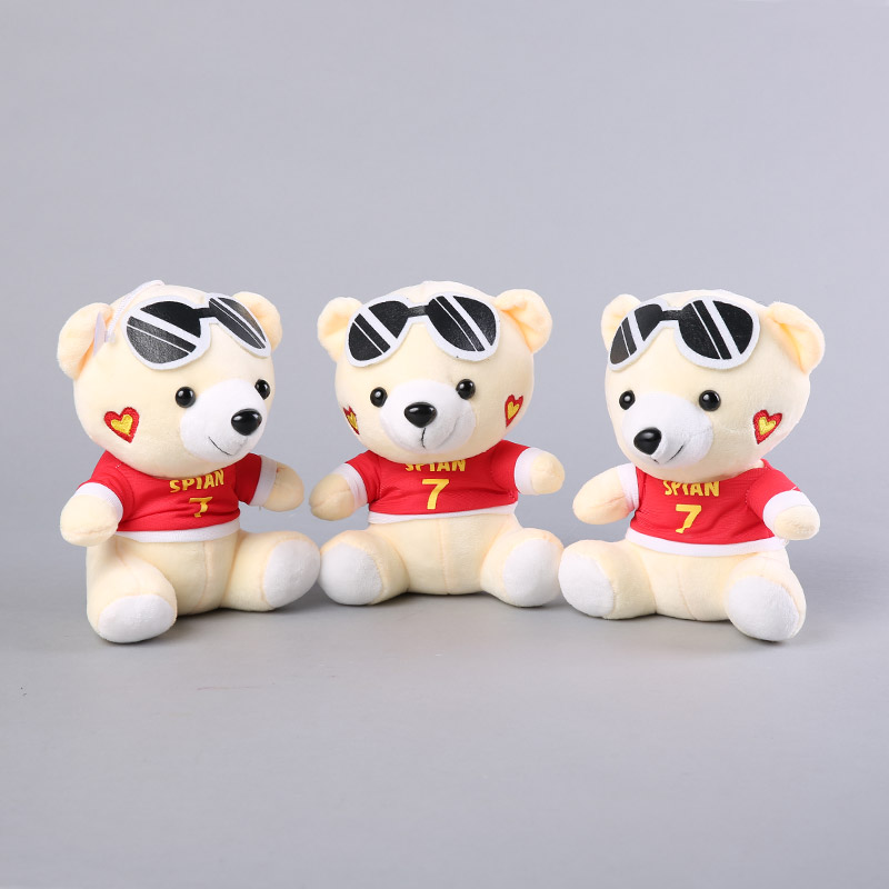 7 inches of Sports Bear Plush toys, plush toys and creative children NB051