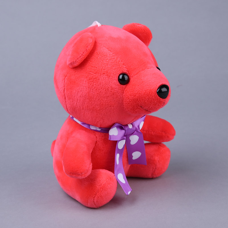 7 inches of purple, red bear plush toys, plush toys and creative children NB142