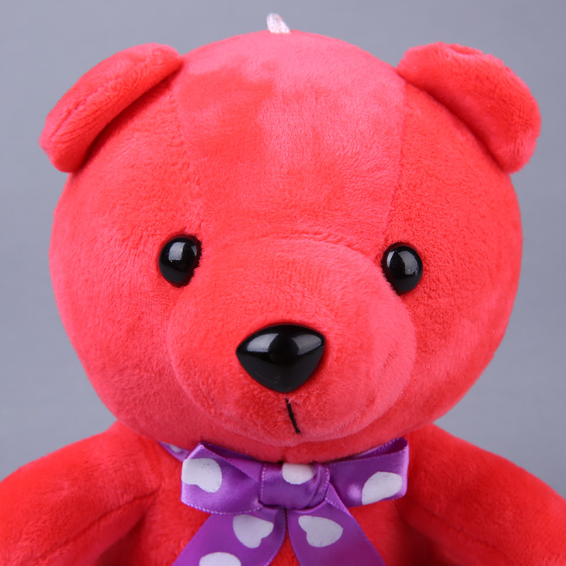 7 inches of purple, red bear plush toys, plush toys and creative children NB144