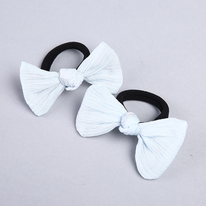 Korean cute Bow Ring Tousheng headdress flower head ornaments fine YHHS17 ring rubber band5