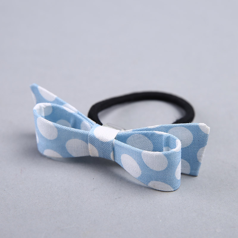 Korean cute bow wave Tousheng headdress flower head ornaments fine YHHS04 ring rubber band4