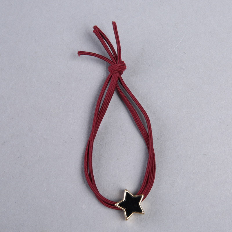 Korean cute star Tousheng rubber ring simple decoration flower head ornaments fine circle YHHS285