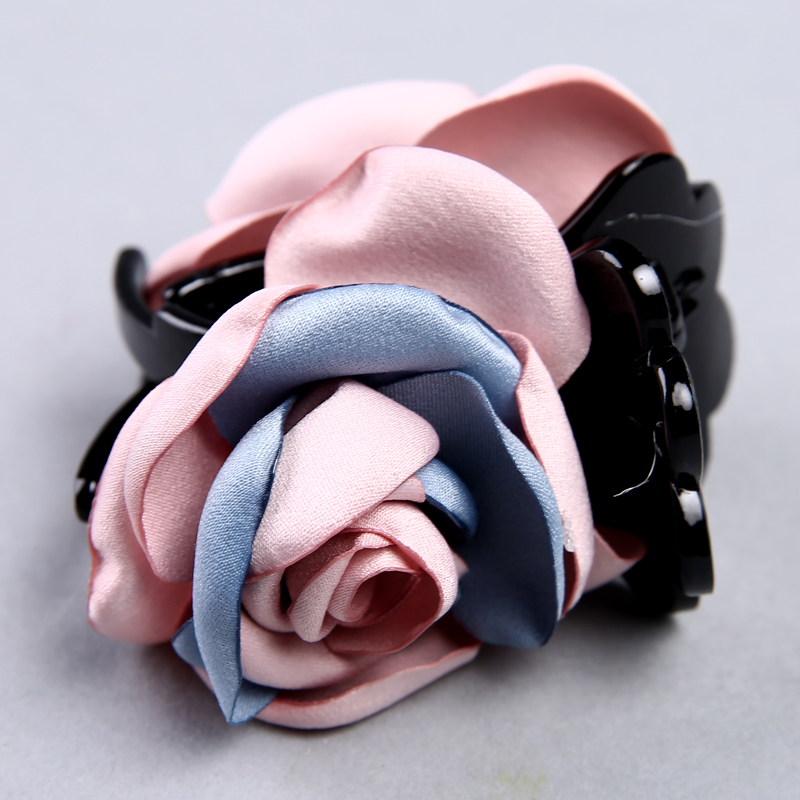 Korean fashion creative fabric fashion ladies hair accessories hairpin rose YHHS485