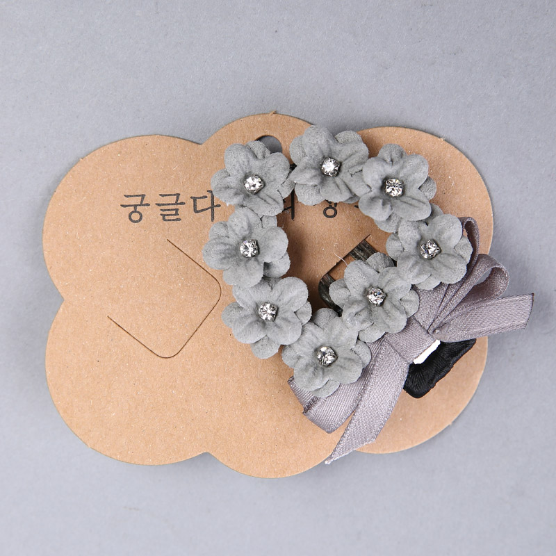 Korean fashion creative cloth lace fashion ladies hair clip YHHS332
