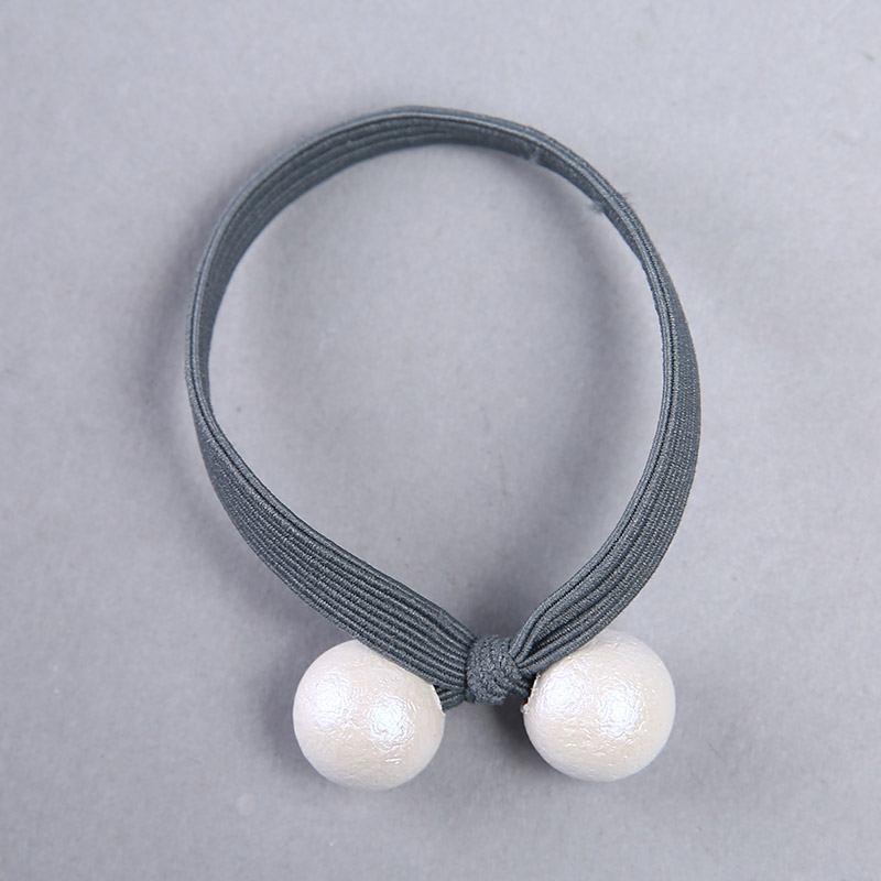 Korean cute little pearl ring Tousheng headdress flower simple elastic head ornaments fine circle YHHS224