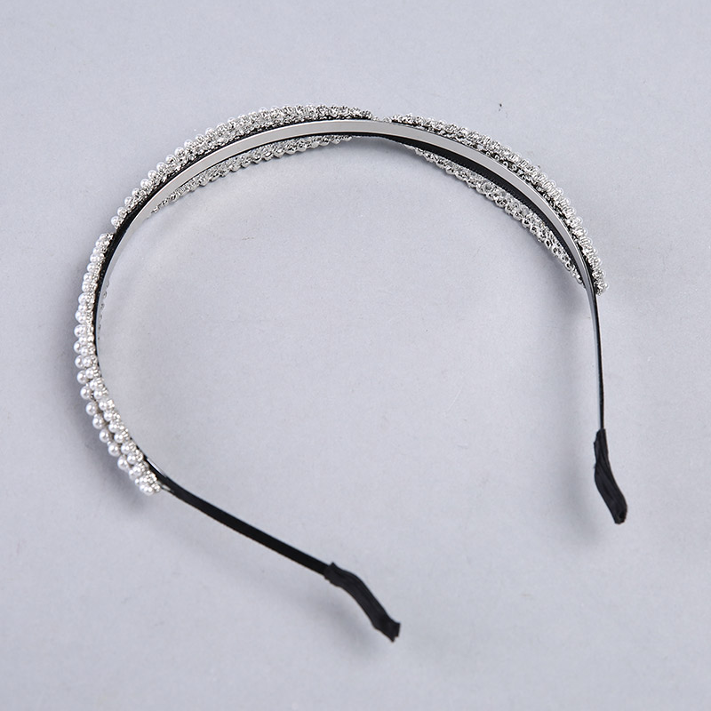 Korean minimalist fashion creative pearl paste custom jewelry fine hair hoop hoop head YHHS102