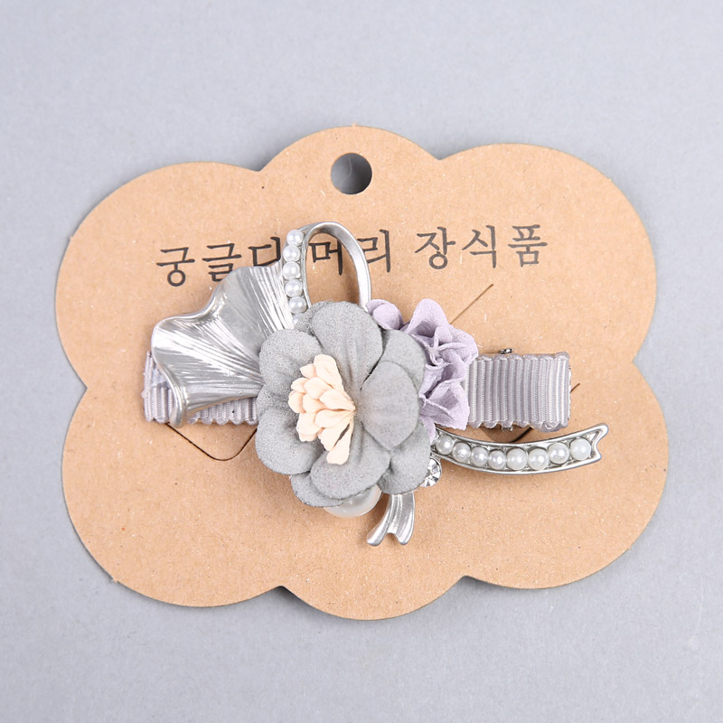 Korean fashion creative cloth lace fashion ladies hair clip YHHS312