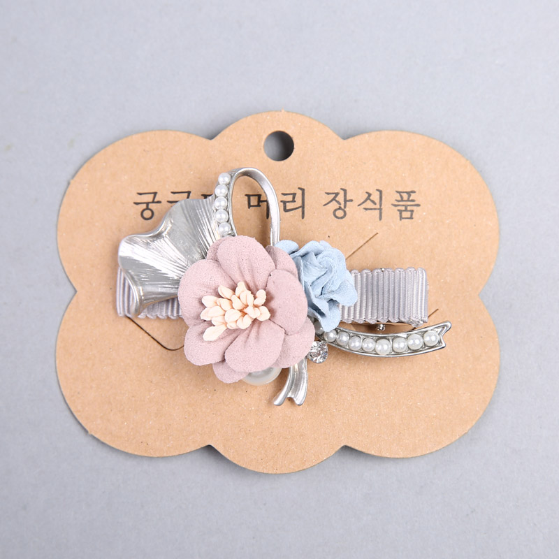 Korean fashion creative cloth lace fashion ladies hair clip YHHS314