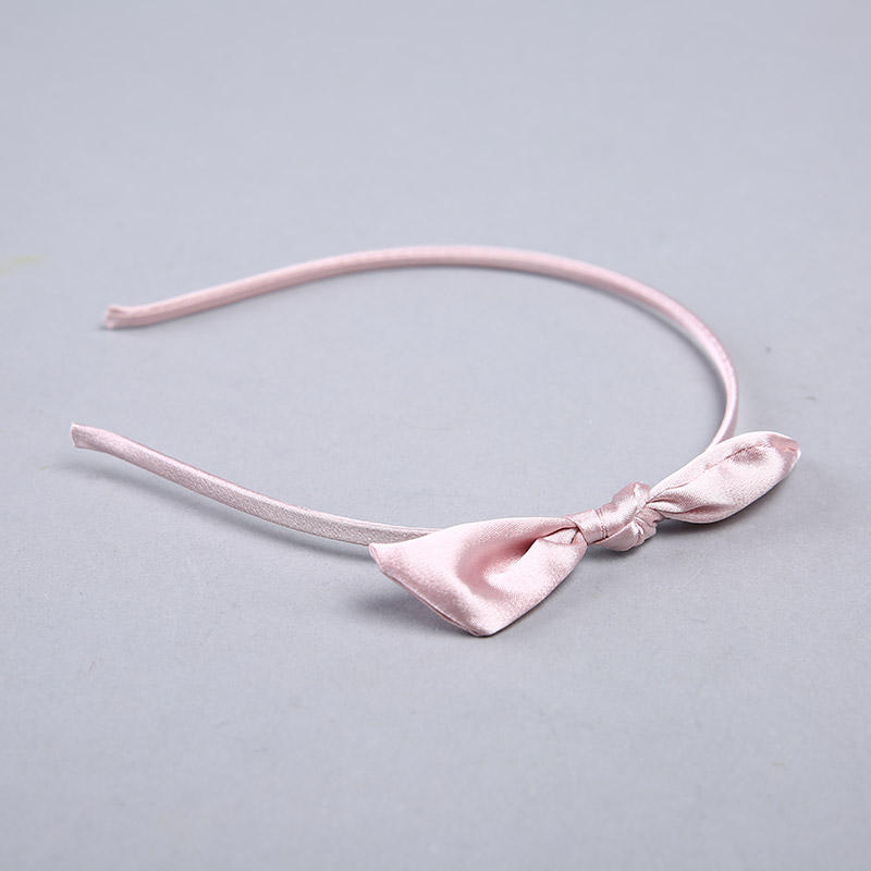 Korean minimalist Silk Ribbon Bow Headband custom head hoop YHHS03 fine jewelry2
